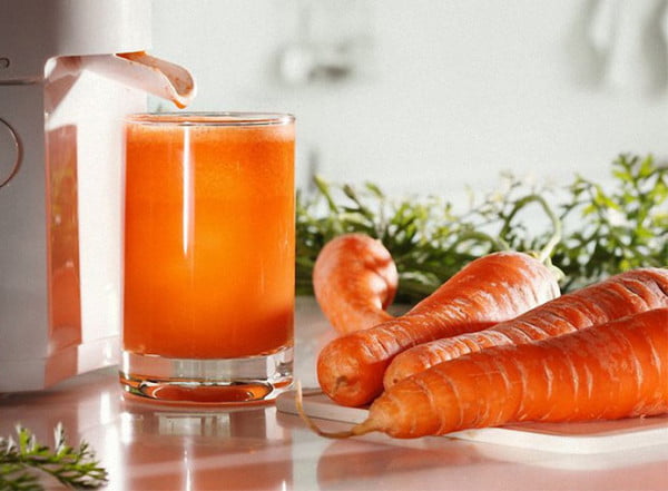 Блины на морковном соку