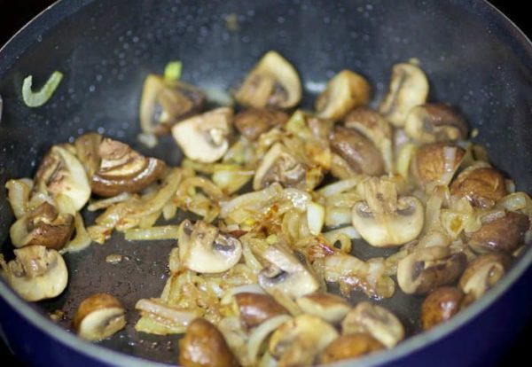 Рецепт капусты с грибами
