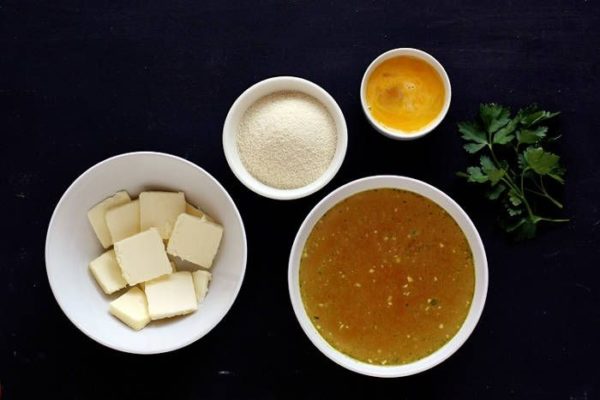 Суп с клёцками из семолины - манной муки